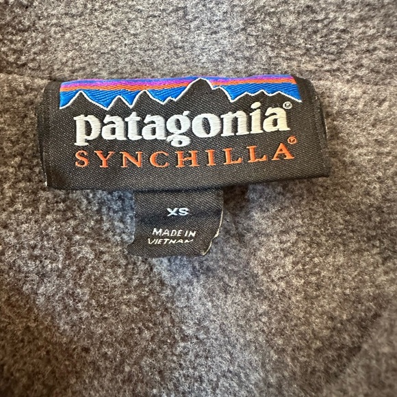 Patagonia Two-Tone Purple fleece liner Jacket size XS - Picture 8 of 11